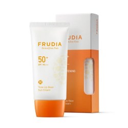Солнцезащитная тональная крем-основа FRUDIA Tone Up Base Sun Cream SPF50+ PA+++