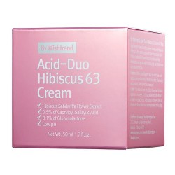 Антиоксидантный крем с LHA-кислотой By Wishtrend Acid-Duo Hibiscus 63 Cream