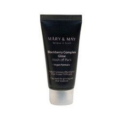 Антиоксидантная глиняная маска с ежевикой Mary&May Blackberry Complex Glow Wash Off Pack