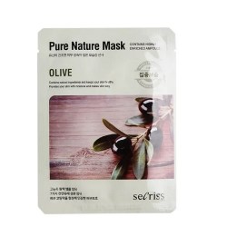 Тканевая маска олива Anskin Secriss Pure Nature Mask Pack Olive