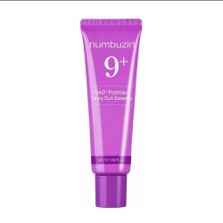 Солнцезащитная эссенция с NAD+ и пептидами Numbuzin No.9 NAD+ Peptides Dewy Sun Essence