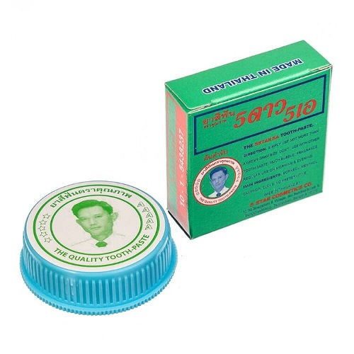 Тайская зубная паста отбеливающая c травами 5 Star Bamboo Clove Herbal Toothpaste